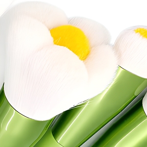 Set di 14 Pennelli per Trucco a Forma di <span class=keywords><strong>Margherita</strong></span> JLY con Manico in Legno Verde, Pennelli Cosmetici OEM - Product Image 6