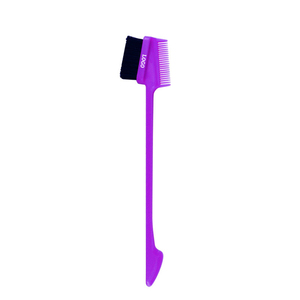Brosse à cheveux colorée de haute qualité avec logo personnalisé, brosse à double face pour le coiffage des cheveux, brosse pour le contrôle des bords des cheveux, peignes à <span class=keywords><strong>sourcils</strong></span> - Product Image 3