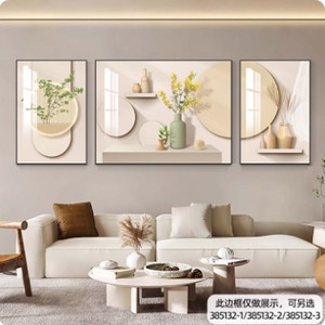 Dipinto in Porcellana Cristallina HD 3 Pezzi Decorazione Casa Quadri <span class=keywords><strong>da</strong></span> Appendere per Soggiorno <span class=keywords><strong>Stampe</strong></span> su Tela di Nature Morte - Product Image 4