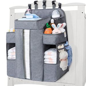 Organisateur de couches suspendu BSCI pour table à langer, organiseur de couches pour berceau, pour articles de bébé, pour parc de bébé et chambre d'enfant - Product Image 1