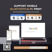 Printer Kertas Thermal Mini A4 Ramah Lingkungan MT610 8-Inci dengan /Wi-Fi Baterai 2600mAh Garansi 1 Tahun untuk Penggunaan Rumah dan Kantor