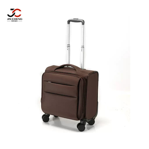 Valise à roulettes unisexe en tissu Oxford de 16 pouces, légère, bagage à main avec poche pour <span class=keywords><strong>ordinateur</strong></span> - Product Image 2