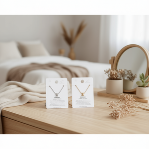 Tobillera de acero inoxidable con colgante de gemelos para mujer, joyería de moda - Product Image 3