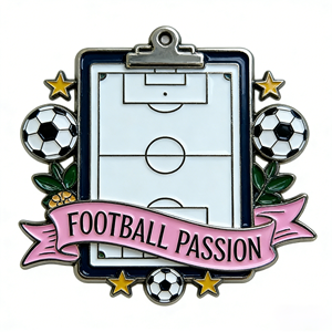 เข็มกลัดโลหะติดเสื้อ ลดราคาพิเศษ  แบบแข็งและแบบอ่อน  สำหรับตกแต่งงานฟุตบอลโลก - Product Image 1