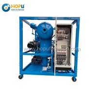 Purificateur d'huile de transformateur bi-étage certifié ISO série HOPU ZYD, déshydratation et dégazage de l'huile isolante pour postes de transformation