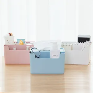 好的设计高品质塑料化妆存储组织者纸巾盒