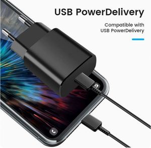 Portable PD Fast Charging 25W <b>Type</b>-<b>c</b> Port Fast Charger for Samsung iPhone <b>Adapter</b> Wall Charger Fast Charging Flash Charging Head - Product Image 6
