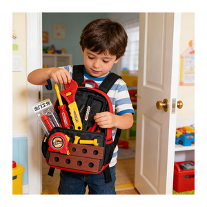 Hands Builder <b>Tool</b> Set Plastic Workbench <b>Toolbox</b> Engineer Toy Drill Construction Pretend Play Learning Activity Garden <b>Tool</b> - Product Image 3