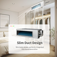 Climatiseur intelligent Gree à conduit, système de climatisation central dissimulé, unités intérieures de climatisation 18000 BTU, 24000 BTU, 36000 BTU pour hôpital
