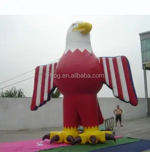 20ft 거대한 풍선 미국 독수리 공기 풍선 이벤트 용 미국 깃발 독수리 풍선