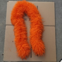 Vente en gros de boa en plumes d'autruche colorées et moelleuses à 20 couches, accessoires vestimentaires personnalisables, fourniture d'usine