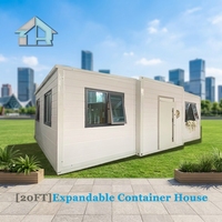 Unidad de Instalación Rápida de Acero Galvanizado, Casa Prefabricada de 20 pies y Viviendas Transportables como Oficina en Contenedor para Alojamiento