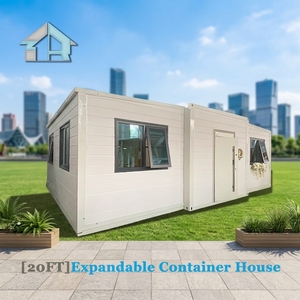 Unità Prefabbricata in Acciaio Zincato a Installazione Rapida, Realizzata Come Casa Prefabbricata da 20 Piedi e Casa Trasportabile Come Ufficio Container per Alloggi - Product Image 1