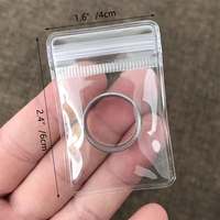 Prix usine personnalisable taille Ziplock curseur sac Transparent PE/AL plastique pour bijoux et montre emballage sac à fermeture éclair