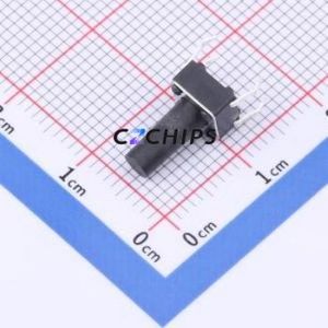 TSD001A11526A Tactile <b>Switch</b> Through hole Component (THT)-4P,6x6mm <b>Switch</b> Round Button 2.6N Through Hole 6mm - Product Image 1