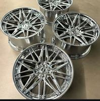 XINLAI nouvelle Offre Spéciale polie profonde Concave profonde lèvre 2 pièces 5x120 5x112 5x114.3 18 19 20 21 22 pouces roues forgées pour voiture de course