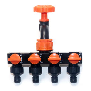 Divisor de Manguera de Jardín, Conector de Grifo de 4 Vías, Divisor de Manguera con Cuatro Interruptores Independientes para Riego de Césped y Hogar - Product Image 4