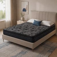 Matelas à ressorts ensachés en tissu tricoté
