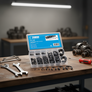 Assortiment de circlips externes Fervi, 300 pièces pour usage interne - Product Image 2