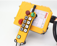 F24-8D Télécommande radio sans fil 8 boutons double vitesse pour grue hydraulique et transpondeur pour hayon élévateur