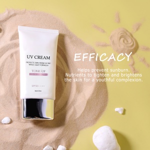 LOGO personalizzato Block Sun SPF50 PA +++ Tone Up <span class=keywords><strong>crema</strong></span> <span class=keywords><strong>solare</strong></span> <span class=keywords><strong>colorata</strong></span> di colore rosa per Primer Base trucco - Product Image 5