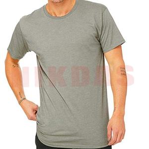 Vente en gros nouveauté 100% coton t-shirt coton t-shirt ajusté Crew Fitness hommes t-shirt - Product Image 3