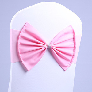 New <strong>Large</strong> <strong>Bow</strong> Elastic Chair Back Flower Wedding Prop <strong>Bow</strong> Fashionable Chair Back Flower Factory Direct Sales - Product Image 5