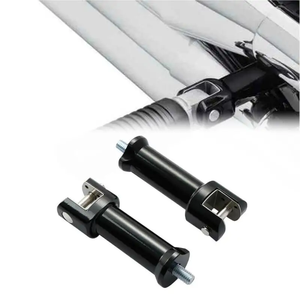 VIMAS Repose-pieds arrière chromés/noirs en aluminium pour Softail Breakout Fat <span class=keywords><strong>Bob</strong></span> 2018-2023, kit de montage pour systèmes de carrosserie de moto - Product Image 5