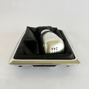 Chen Can Car Gear <b>Knob</b> Leather For Ford Focus 6 Speed <b>Shift</b> Lever Cover - Product Image 2