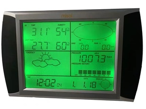 Station météo sans fil MISOL WS1080, protection IP65, transmission 433 MHz, stockage des données, température, vitesse et direction du vent - Product Image 4
