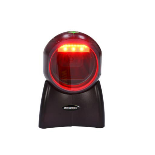 MJ9320 Hands-Free Desktop 1D 2D Barcode Scanner for Supermarket USB Interface in Stock