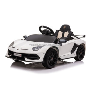 VIP BUDDY unisexe <span class=keywords><strong>12V</strong></span> sous licence Lamborghini <span class=keywords><strong>Aventador</strong></span> SVJ alimenté par batterie télécommande voiture à pédales nouveau bébé jouet - Product Image 2