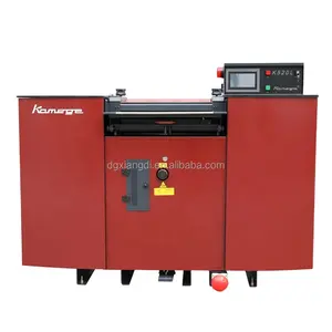 Guangdong Marcação Máquina Tannery Equipamentos Couro Produção Máquinas Correias por 1.5KW Cutter Wheel Motor