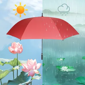 Manufacturer 2023 Factory Cheapest Colorful Long Straight Advertising Umbrella Or The Rainy Day