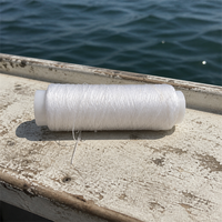 Fil de pêche élastique blanc pour fixer les appâts et leurres de pêche