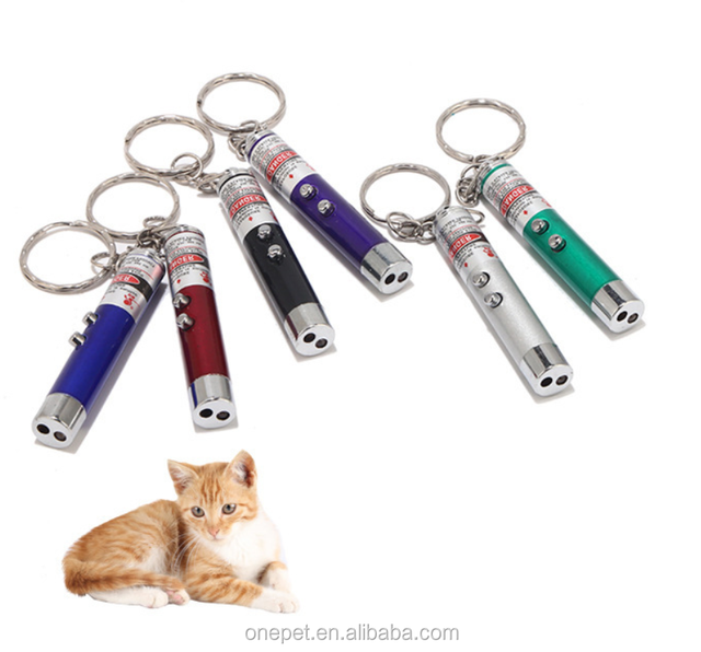 Classic Interactive LED Light Laser Pointer Cat Mouse Teaser Lifelike Plastic Pet Toy for Cat and Dog Play