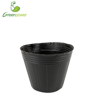 Pots en plastique fins de 13 cm pour la germination des semis