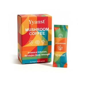 Café aux champignons revitalisant pour le corps, infusion botanique, marque privée OEM, 10g*10 sachets, café à la maca - Product Image 1