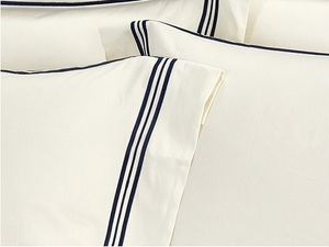 Tùy Chỉnh Bán Buôn 100% Cotton Thêu Khách Sạn Linen Duvet Cover Flat Sheet Set Bộ Đồ Giường - Product Image 6