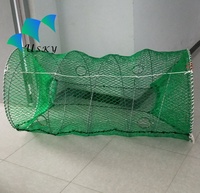 Trampas para Lingüido de Acuicultura, Nueva Zelanda, 80*150, Jaula para Cangrejos, Trampa para Langostas/Jaula para Peces con Resorte, 70*140cm, Jaula Resistente de Alambre de Acero Inoxidable para Bacalao