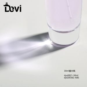 Flacon de parfum en verre transparent rechargeable de haute qualité Devi avec pompe pulvérisatrice, 30 ml, 50 ml, 100 ml, avec marquage à chaud - Product Image 2