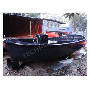 Thanh lịch 7.50 mét phong cách Hà Lan sloep thuyền Chất lượng cao sợi thủy tinh thân tàu với gỗ tếch sang trọng thiết kế Nước Du Lịch nghề thủ công - Product Image 1