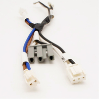 Kabel Harness Peralatan Multi-Branch, Perakitan Kabel Konektor Terminal Campuran dengan Label & Pembungkus Pita untuk Refrigerasi