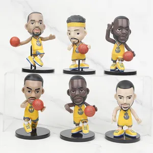 2022 Mais Novo 6 pçs/set Figura Jogador De Basquete PVC Guerreiros Jogador Boneca Anime Figura PVC Toy para o Presente