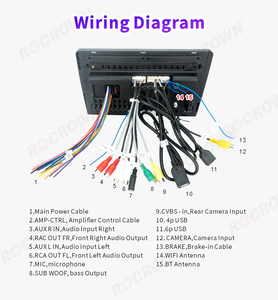 Universale 1 Din 2 Din 7 ''9'' <span class=keywords><strong>10</strong></span> ''IPS Touch Screen GPS Wifi ford toyota Alphard Radio Auto Android + telecamera HD Auto Android - Product Image 3