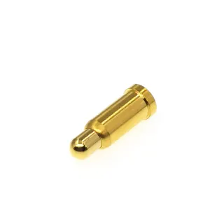 Pogo Pin Probe Double Head Brass Gold Plating Straight Floating Installation Pogo Pin Connector