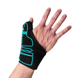 カスタムウェイトリフティングリストハンドバンド親指サポートハンドブレース - Product Image 1