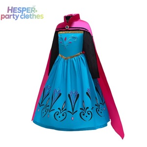 ชุดเดรสเจ้าหญิงแอนนาแขนยาว HESPER สำหรับเด็กผู้หญิง ชุดคอสเพลย์ตัวละครสำหรับเด็ก - Product Image 3