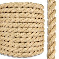 Corde synthétique en PP Manila, 3 brins torsadés, pour la construction, la décoration et l'agriculture, corde en polypropylène Promanila, corde en jute