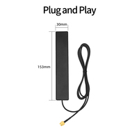 Routeur amplificateur de signal mobile longue portée, antenne externe WiFi 4G LTE GSM à gain élevé 5DBI personnalisable, antenne RF verticale FS-R2